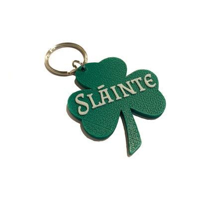 Slainte Shamrock Keychain