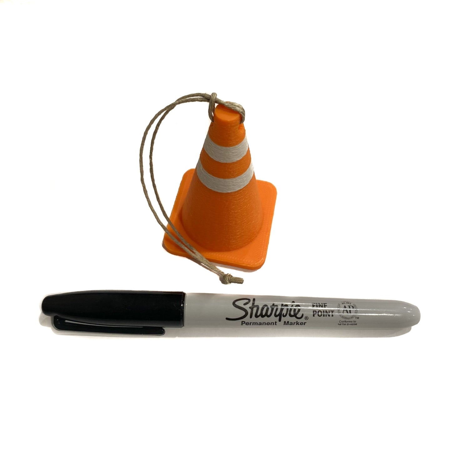 Christmas Ornament For Construction Workers Traffic Cone Christmas Ornament
